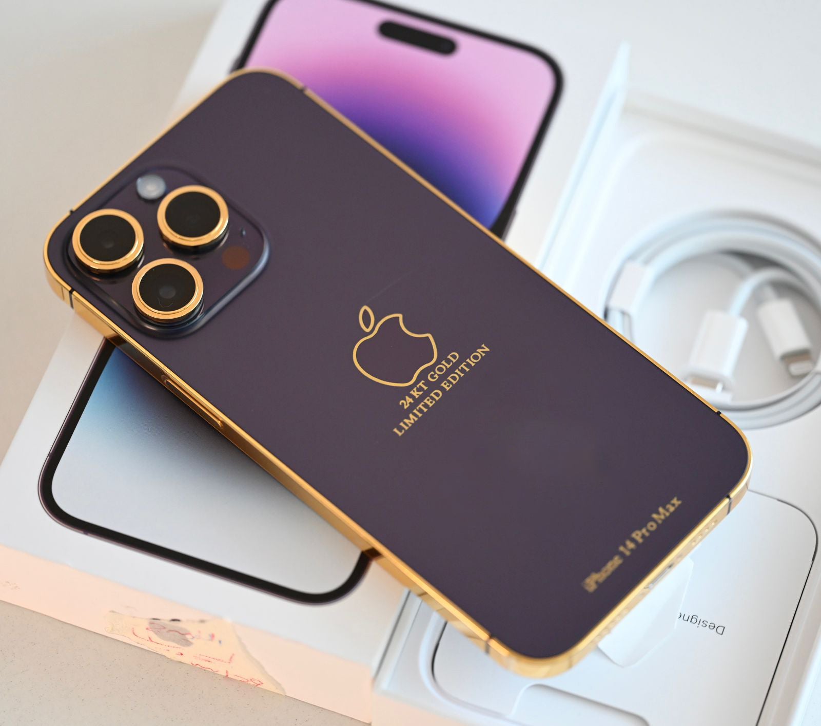 Collection of Iphone 14 Pro Max - 24kt Gold - Limited Edition