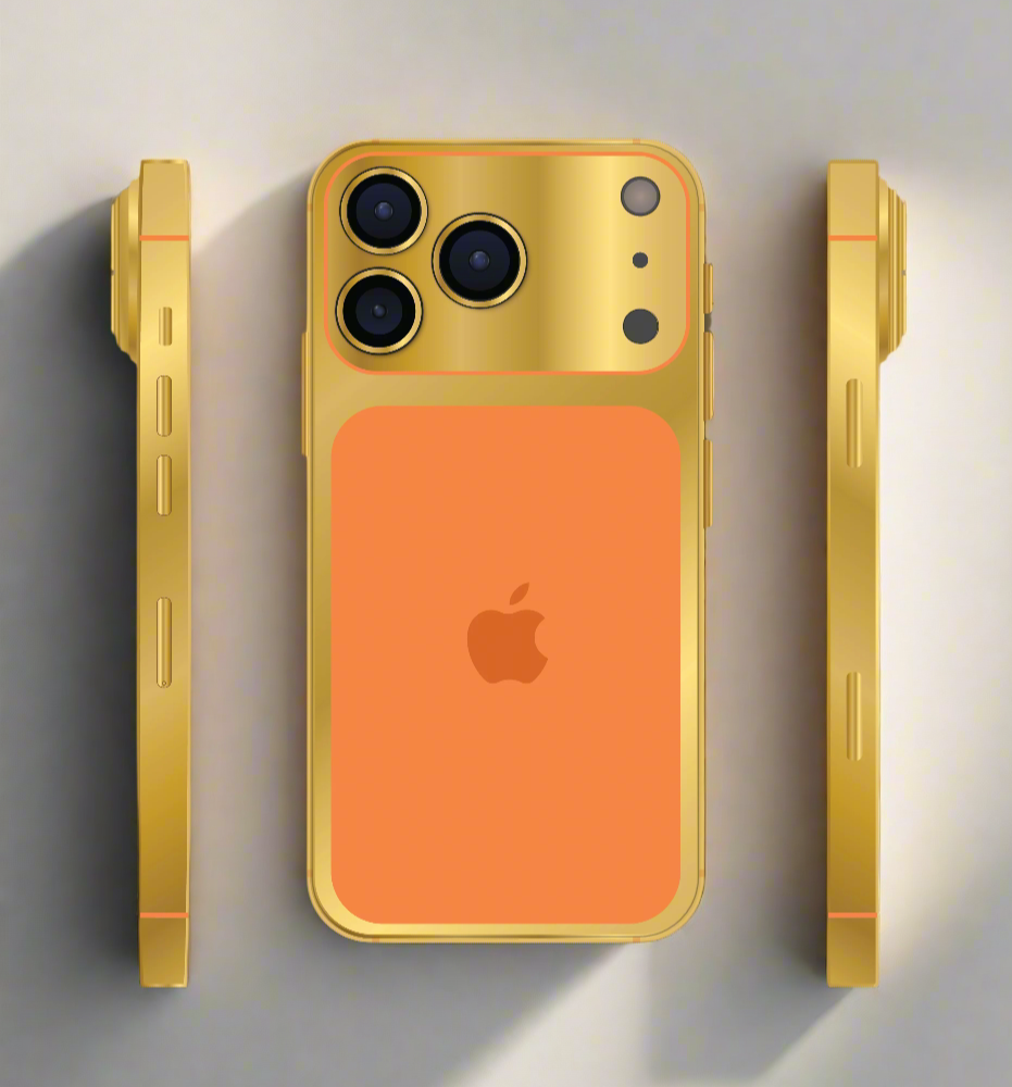 iPhone 17 Pro Max 24KT Gold Plated – Paris Rose Gold LLC